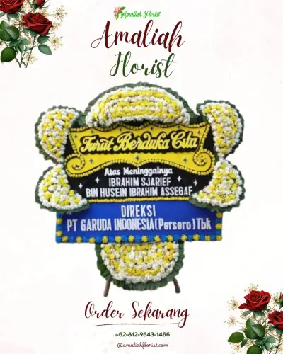 Papan Bunga Duka di Rowoyoso