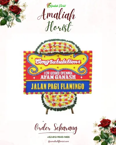 Bunga Papan Congratulation di Rowoyoso